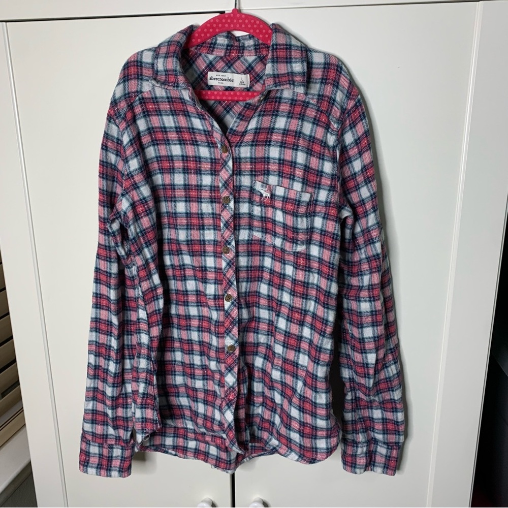 Abercrombie Kids Button Down Flannel Shirt